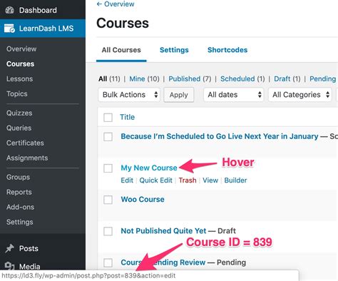 class vs id|how to find course id.